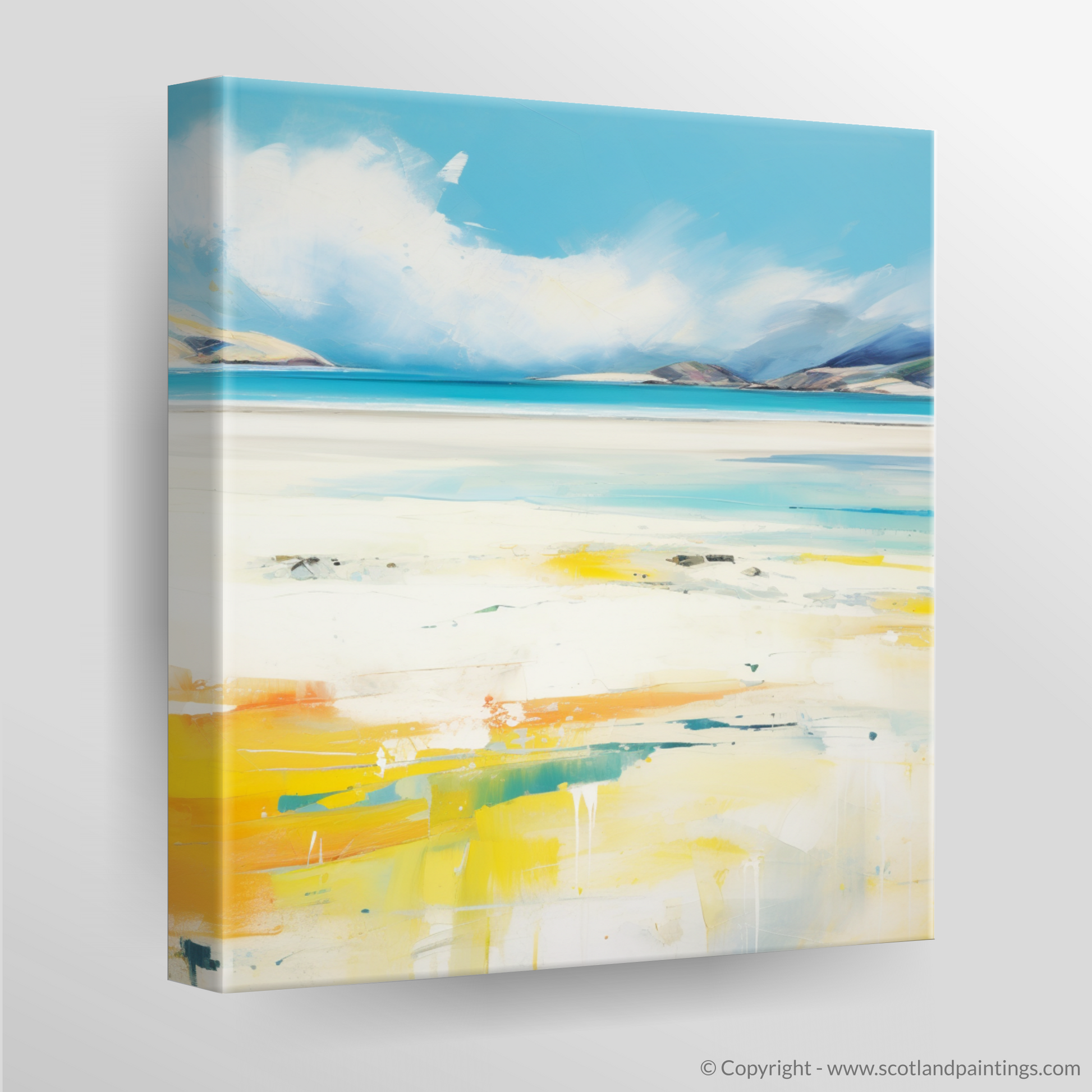 Canvas Print of Luskentyre Beach, Isle of Harris in summer