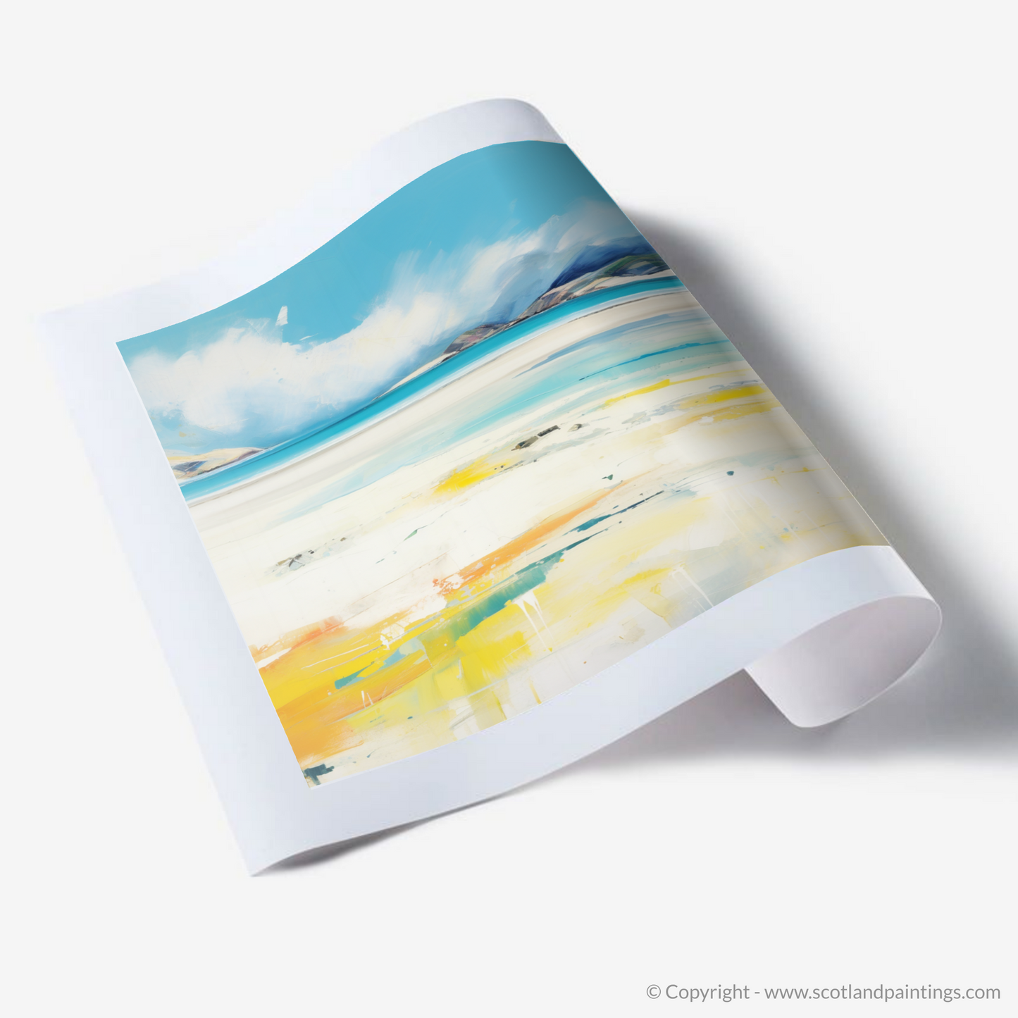 Art Print of Luskentyre Beach, Isle of Harris in summer