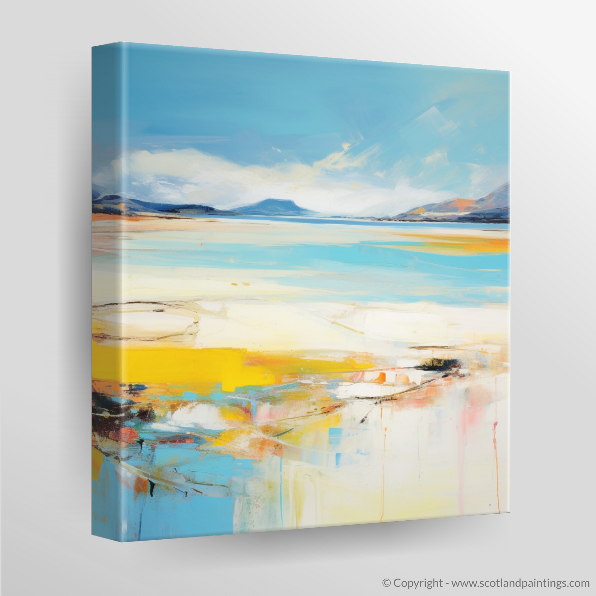 Canvas Print of Luskentyre Beach, Isle of Harris in summer