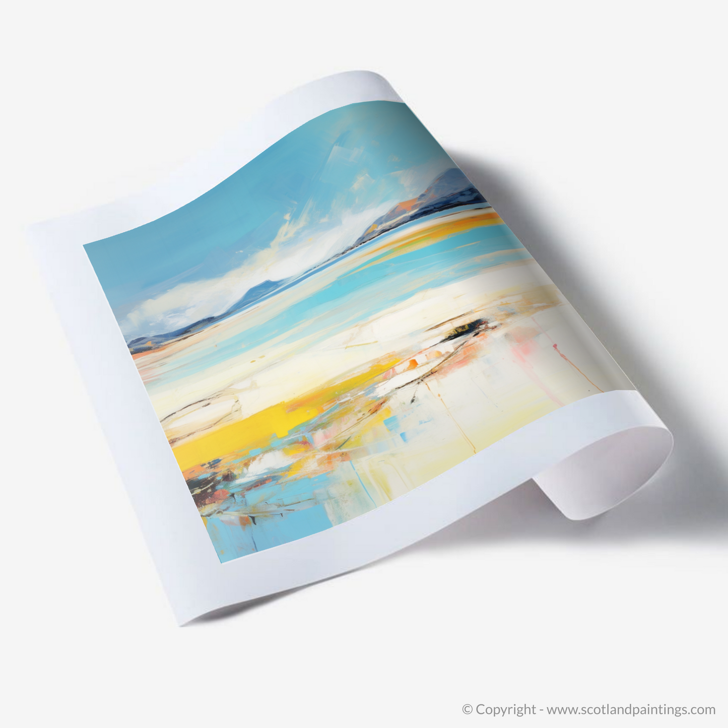 Art Print of Luskentyre Beach, Isle of Harris in summer