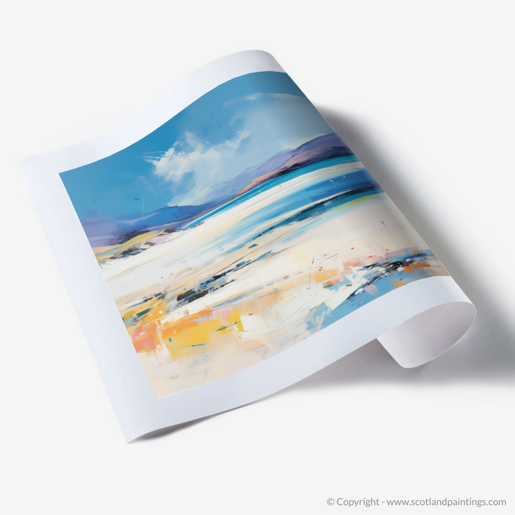 Art Print of Luskentyre Beach, Isle of Harris in summer