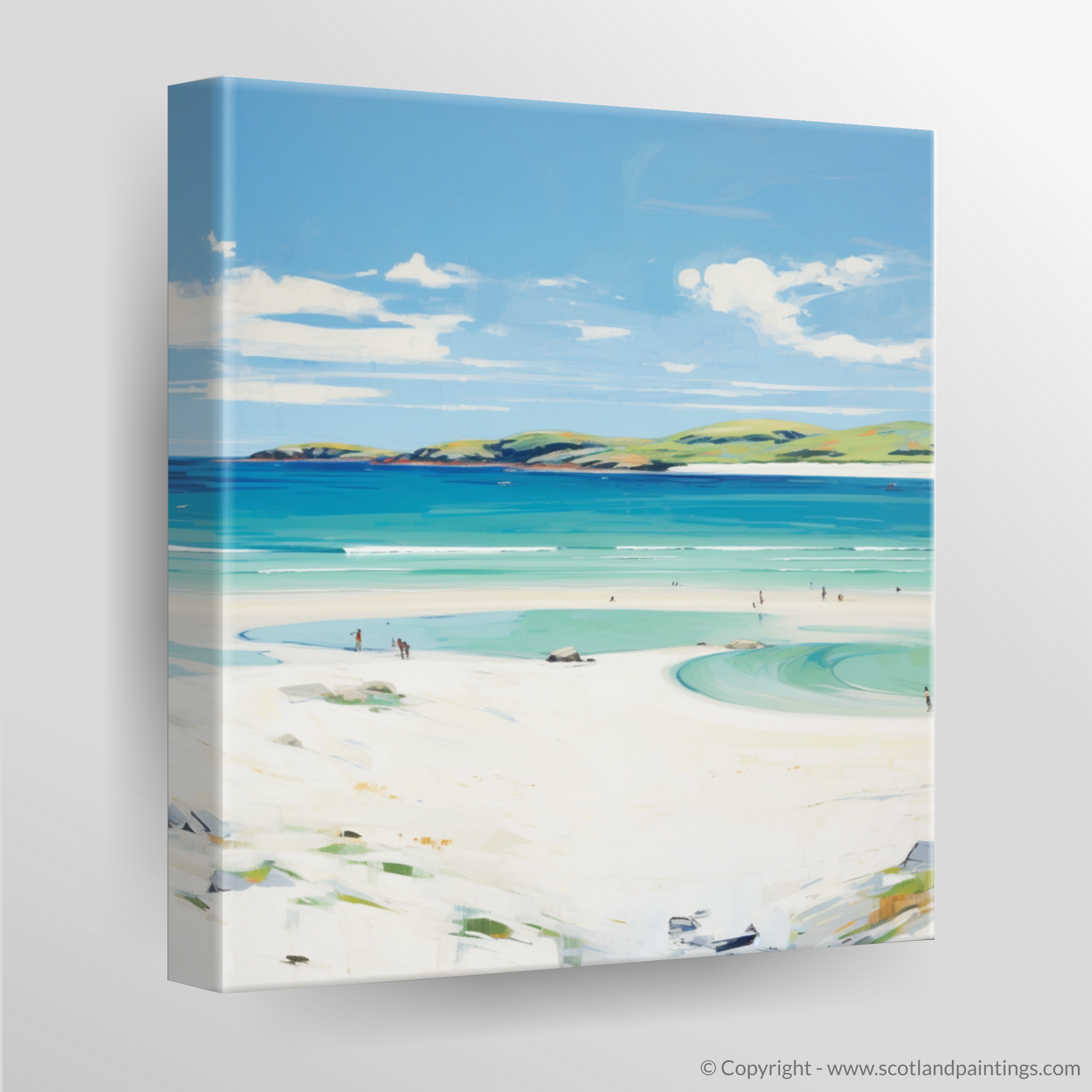 Canvas Print of Luskentyre Beach, Isle of Harris in summer