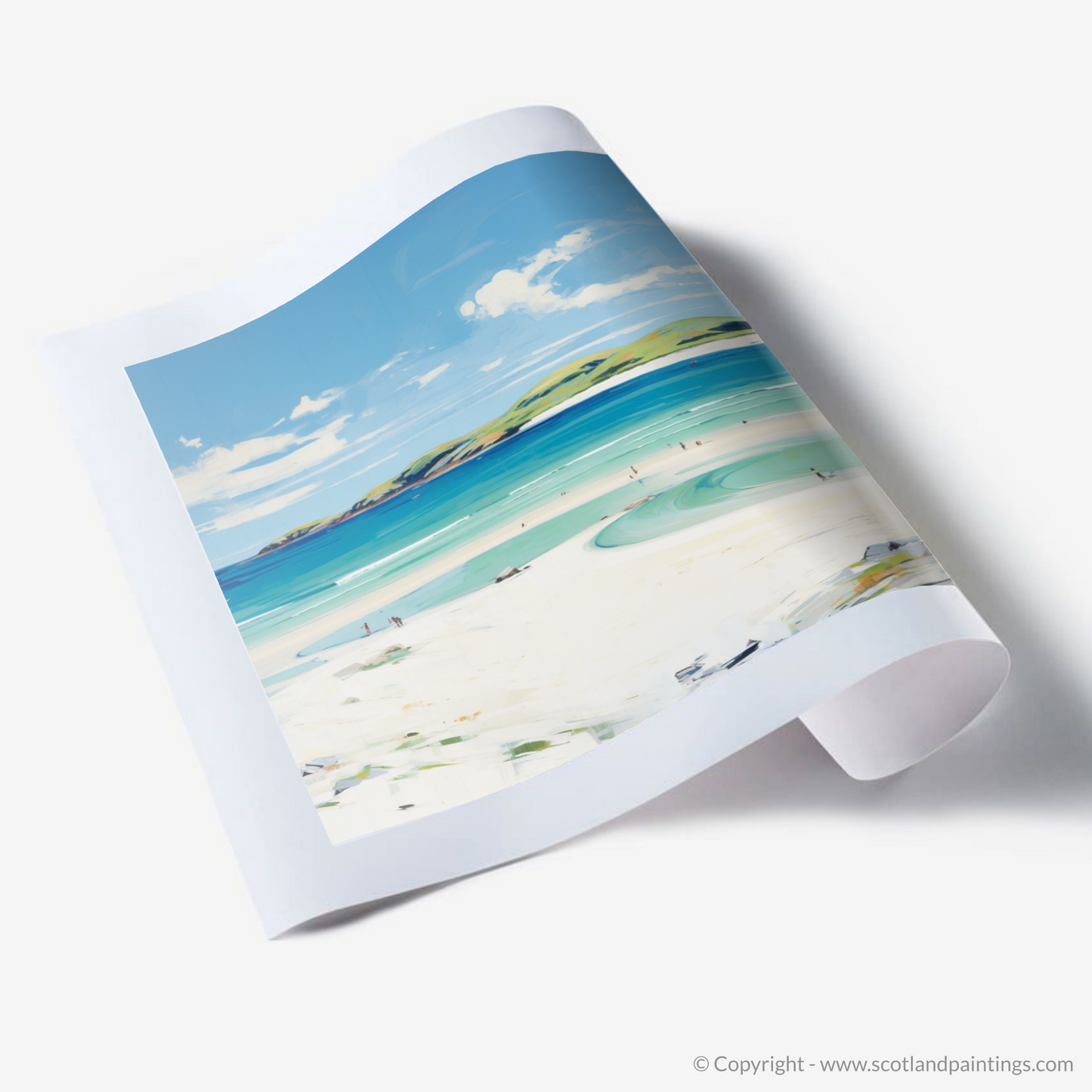 Art Print of Luskentyre Beach, Isle of Harris in summer