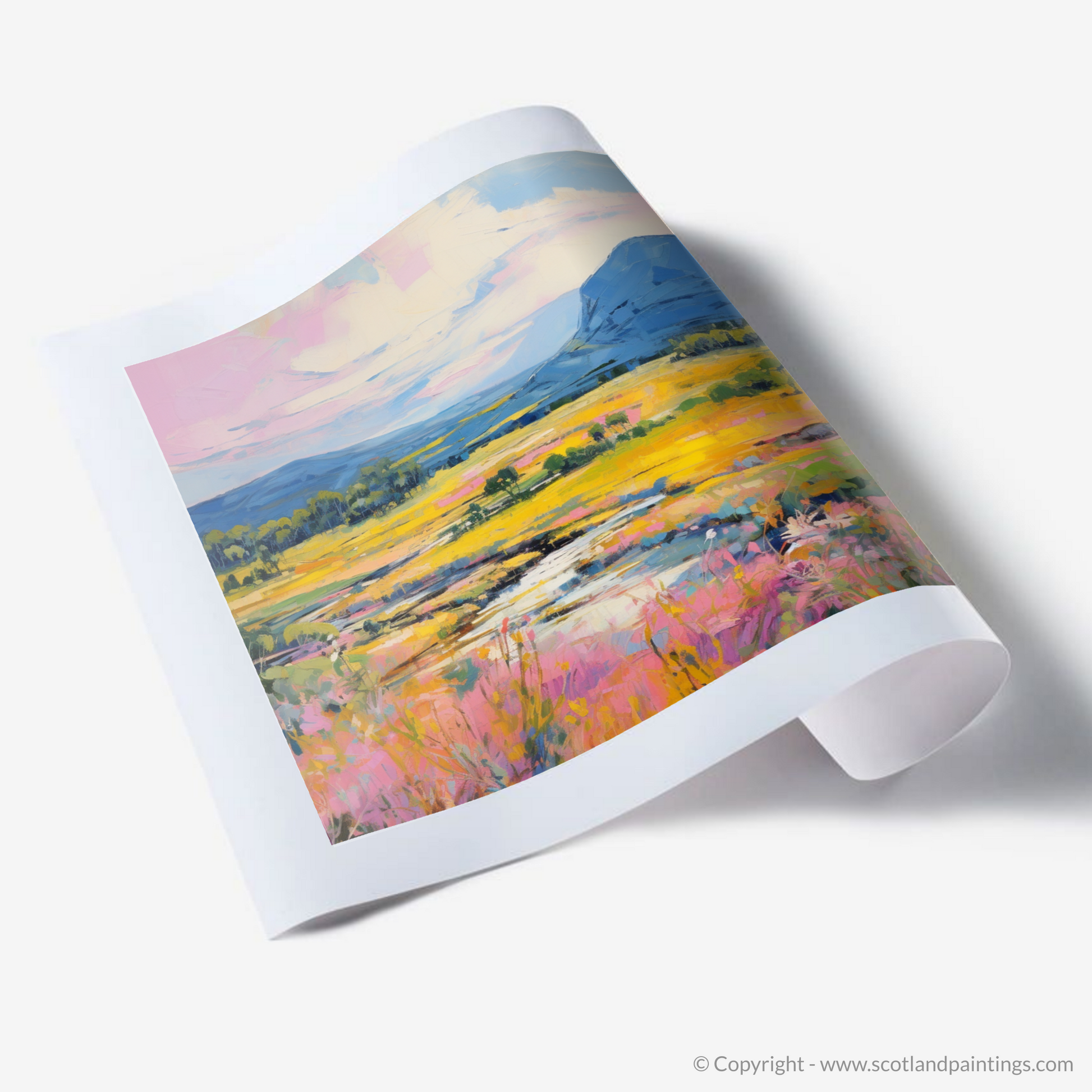 Art Print of Glen Tanar, Aberdeenshire in summer