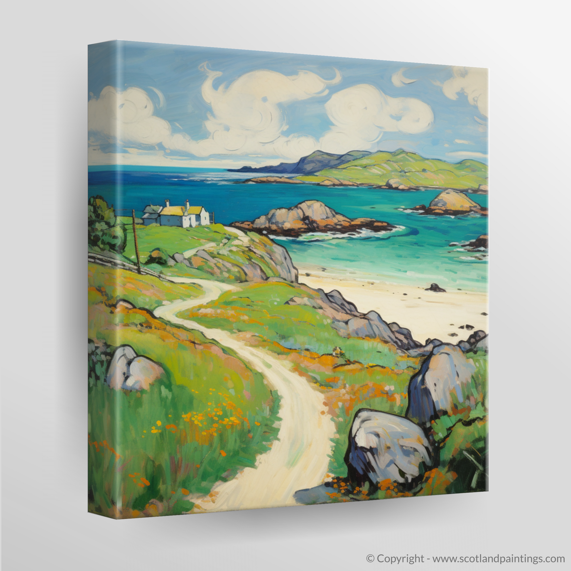 Canvas Print of Isle of Iona, Inner Hebrides in summer