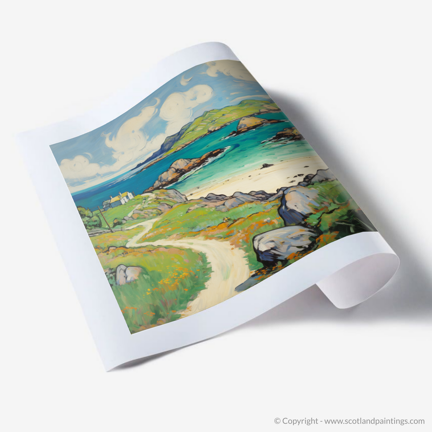 Art Print of Isle of Iona, Inner Hebrides in summer