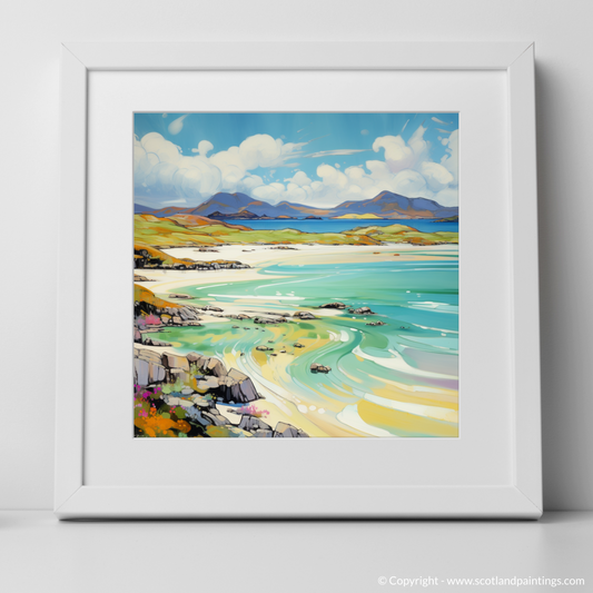 Painting and Art Print of Isle of Harris, Outer Hebrides in summer. Hebridean Summer Radiance.