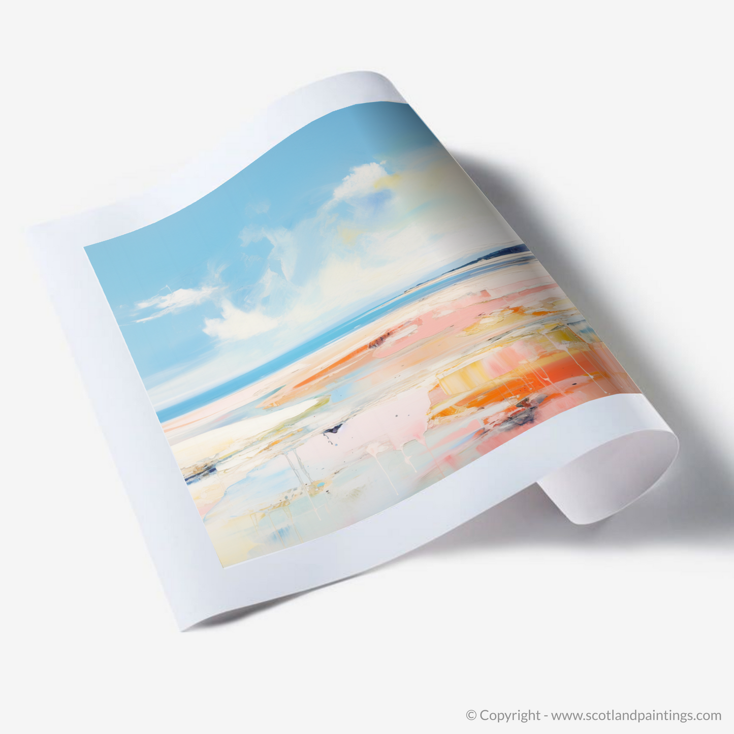 Art Print of Nairn Beach, Nairn in summer