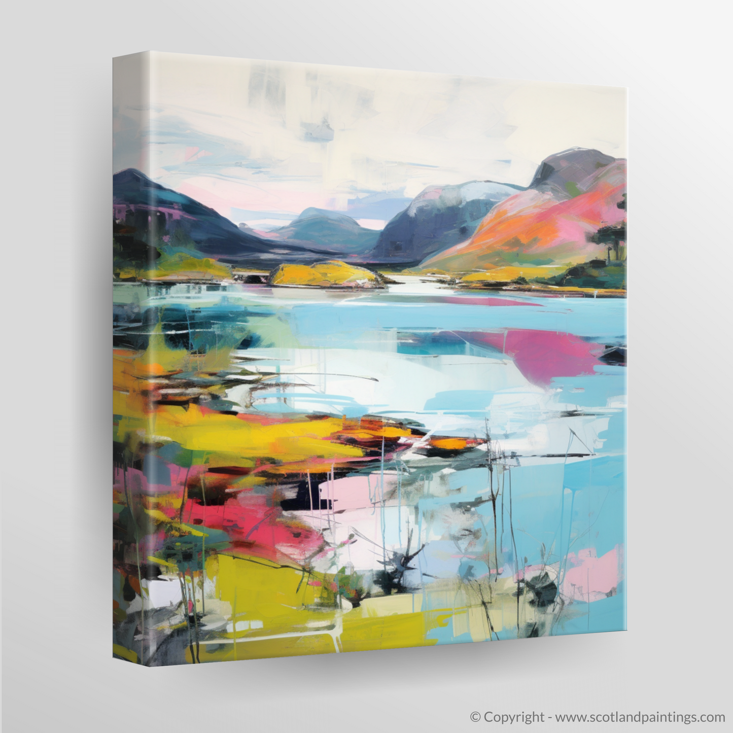 Canvas Print of Loch Morar, Highlands in summer