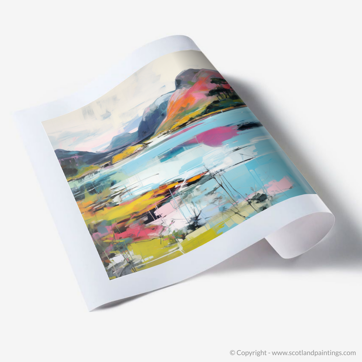 Art Print of Loch Morar, Highlands in summer