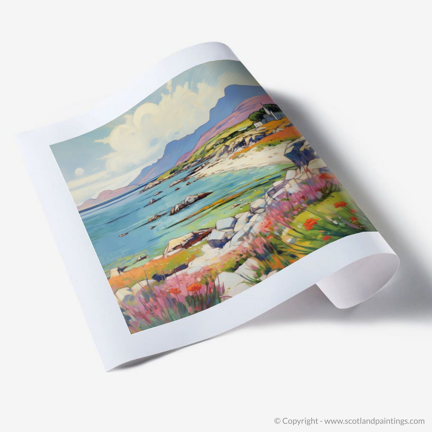 Art Print of Isle of Mull, Inner Hebrides in summer