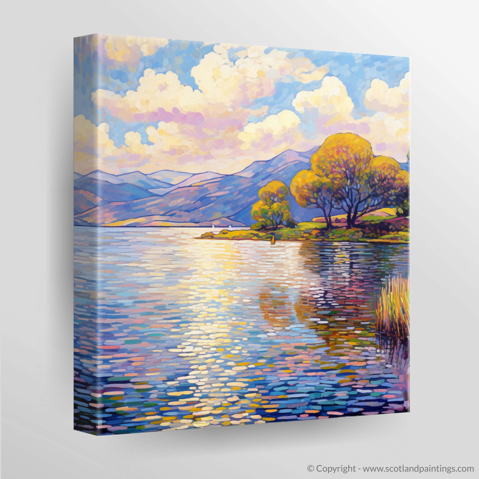 Canvas Print of Loch Lomond in summer