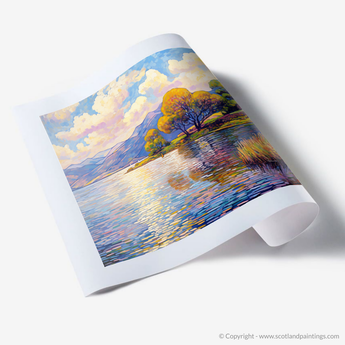 Art Print of Loch Lomond in summer