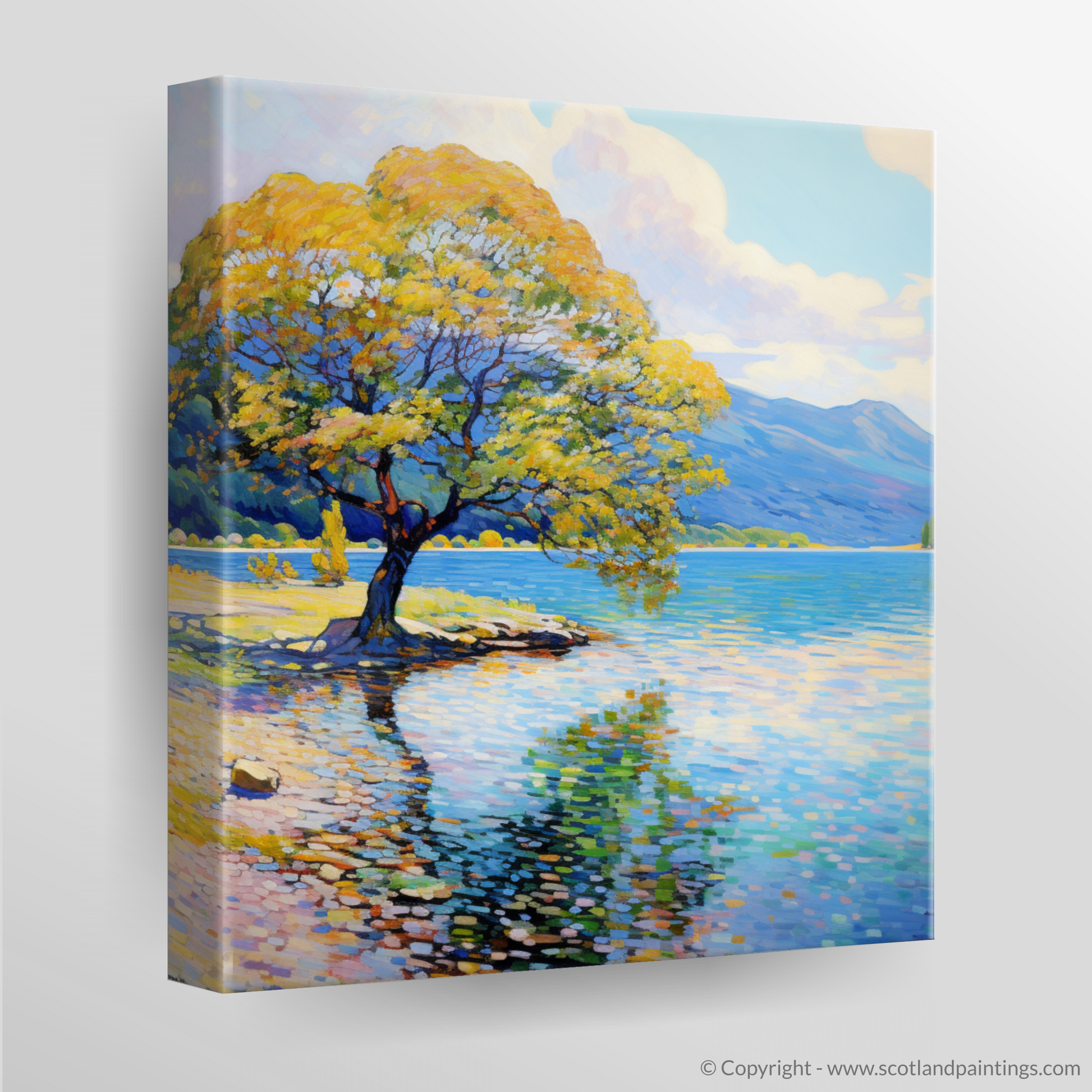 Canvas Print of Loch Lomond in summer