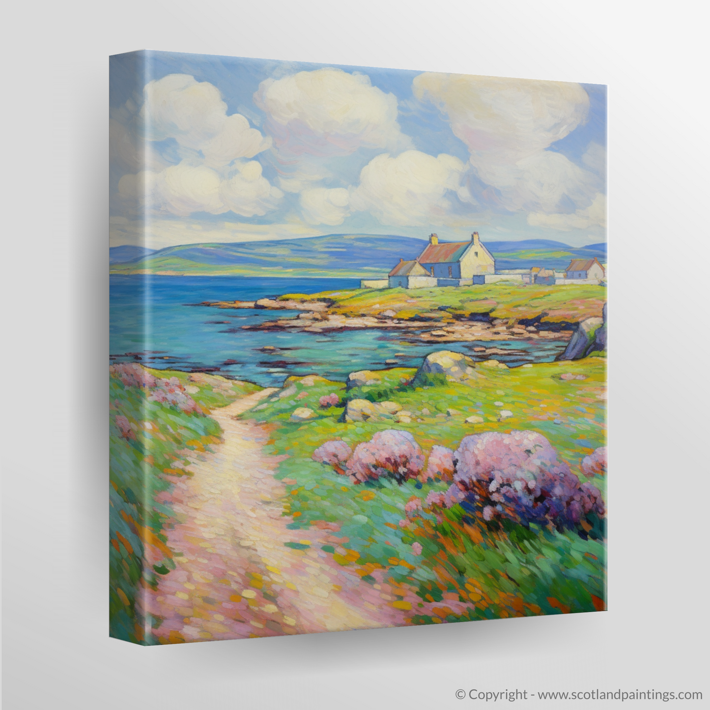 Canvas Print of Isle of Islay, Inner Hebrides in summer