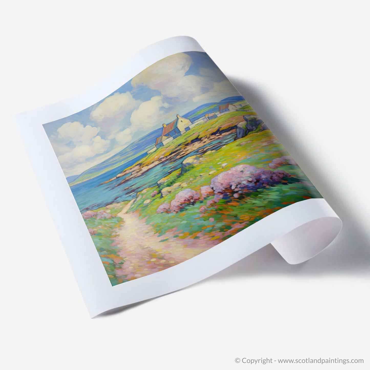 Art Print of Isle of Islay, Inner Hebrides in summer