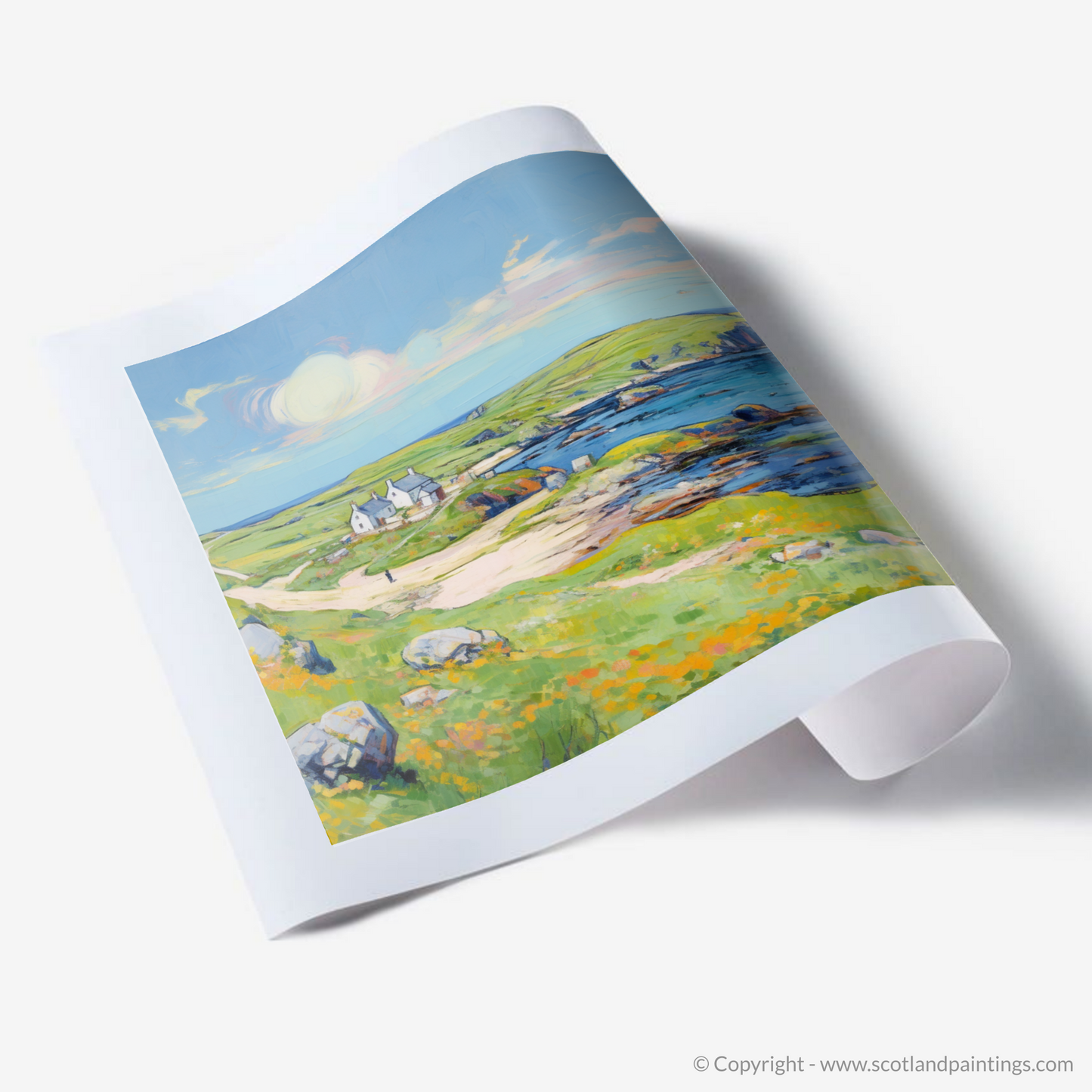 Art Print of Isle of Lewis, Outer Hebrides in summer