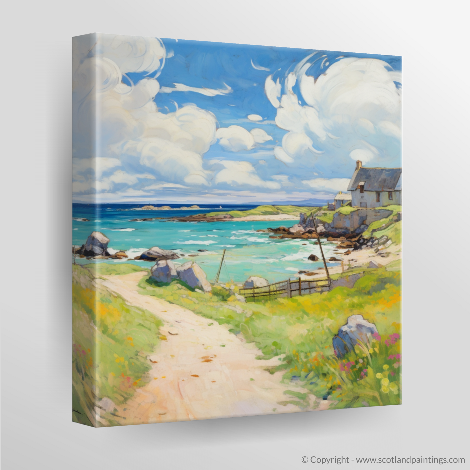 Canvas Print of Isle of Lewis, Outer Hebrides in summer