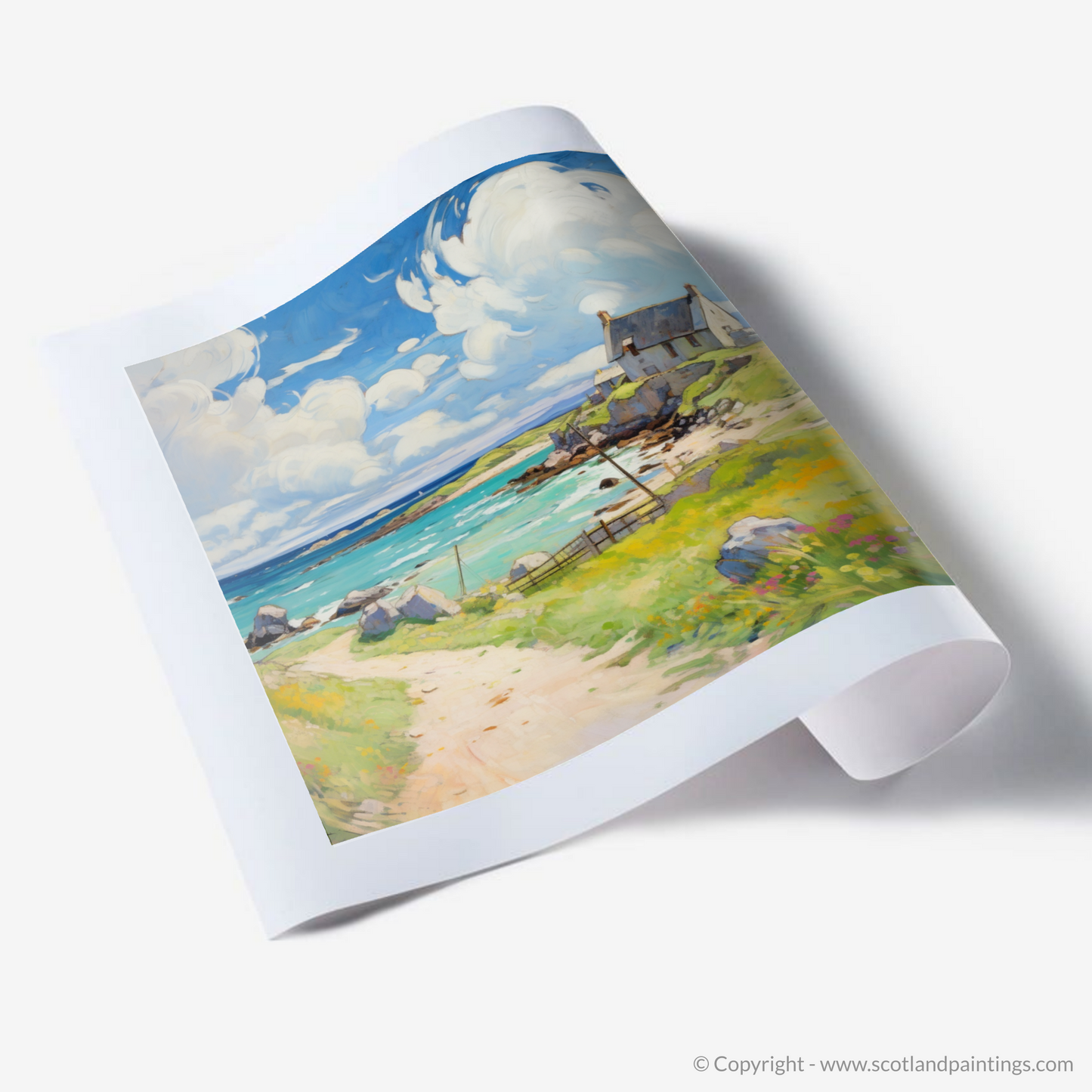 Art Print of Isle of Lewis, Outer Hebrides in summer