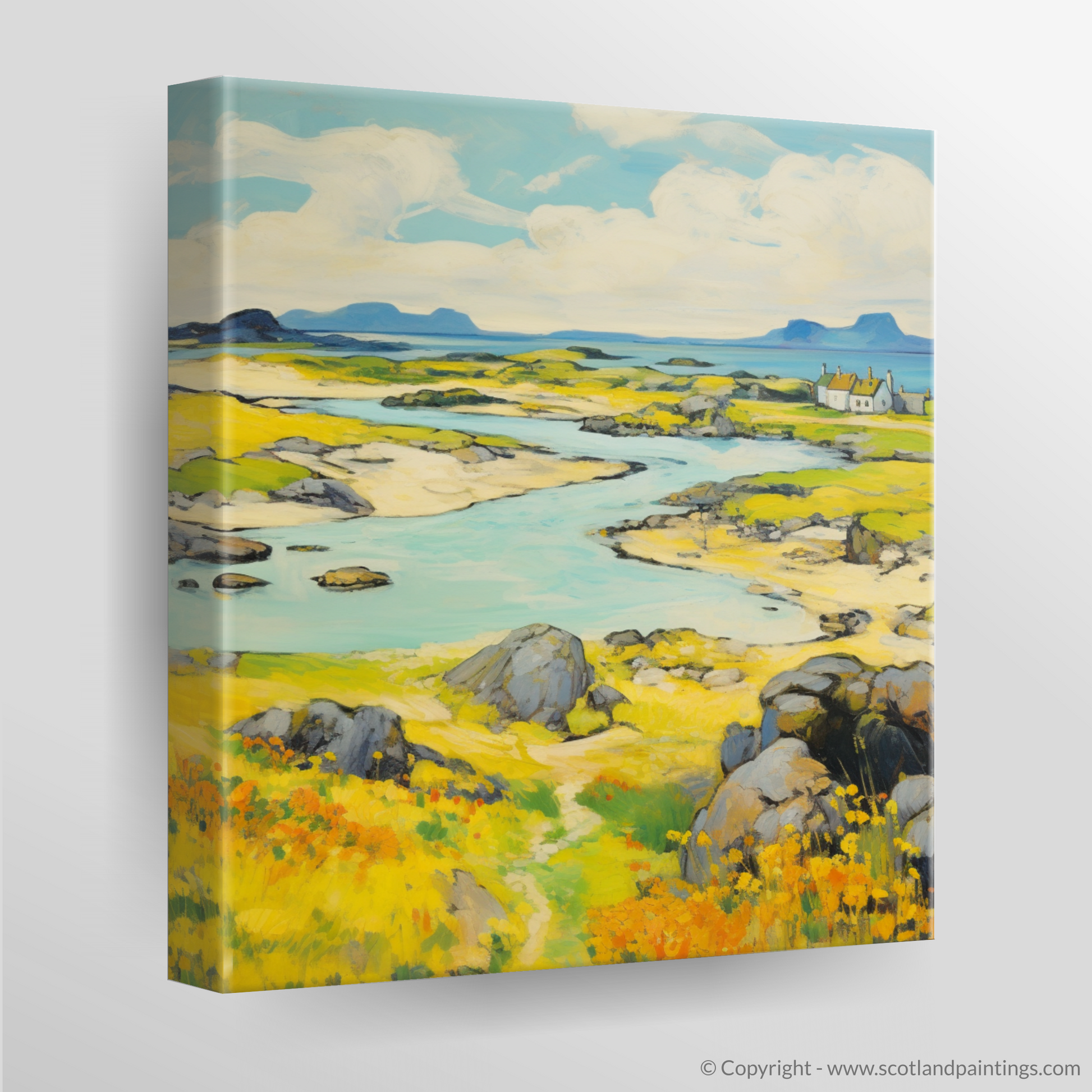 Canvas Print of Isle of Lewis, Outer Hebrides in summer