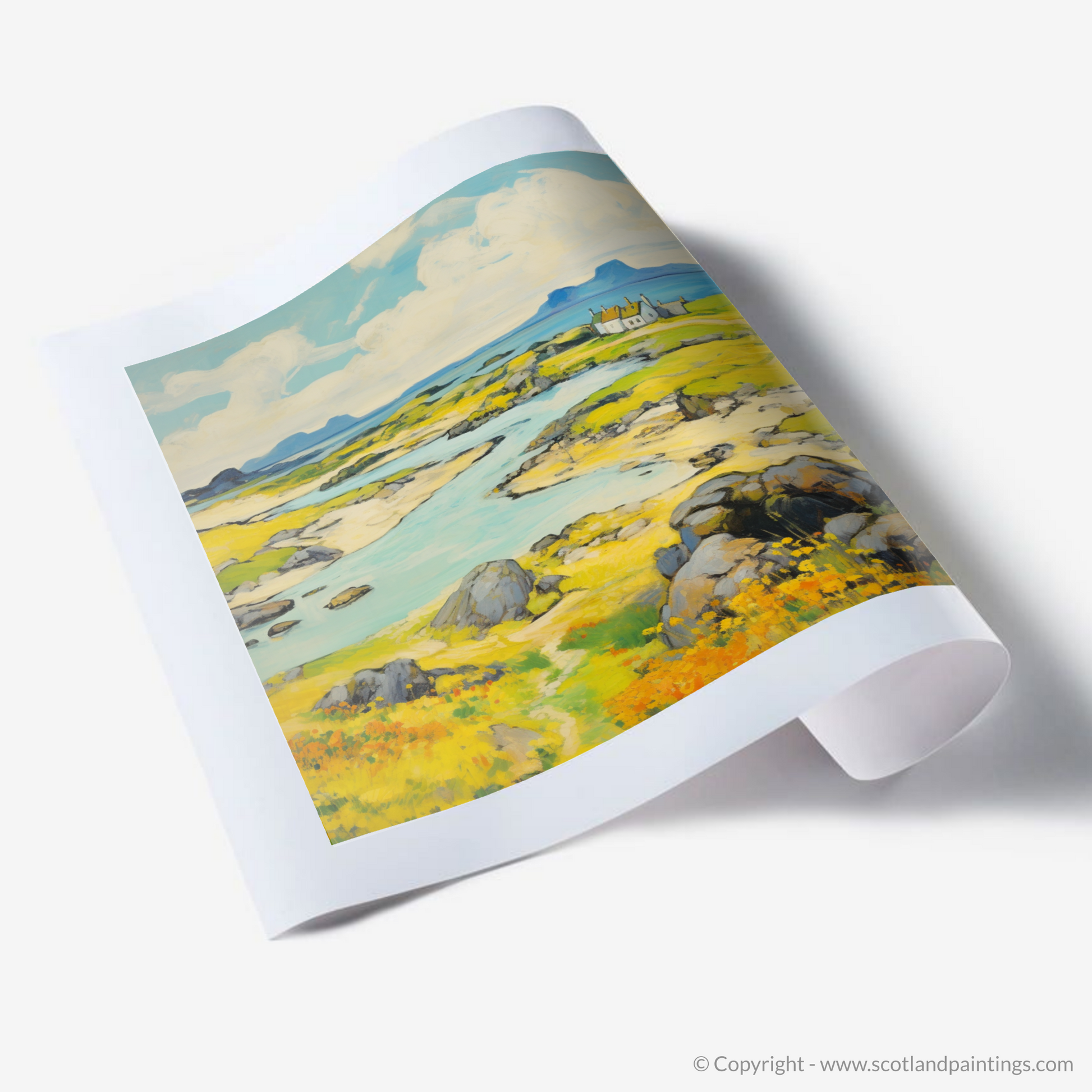 Art Print of Isle of Lewis, Outer Hebrides in summer