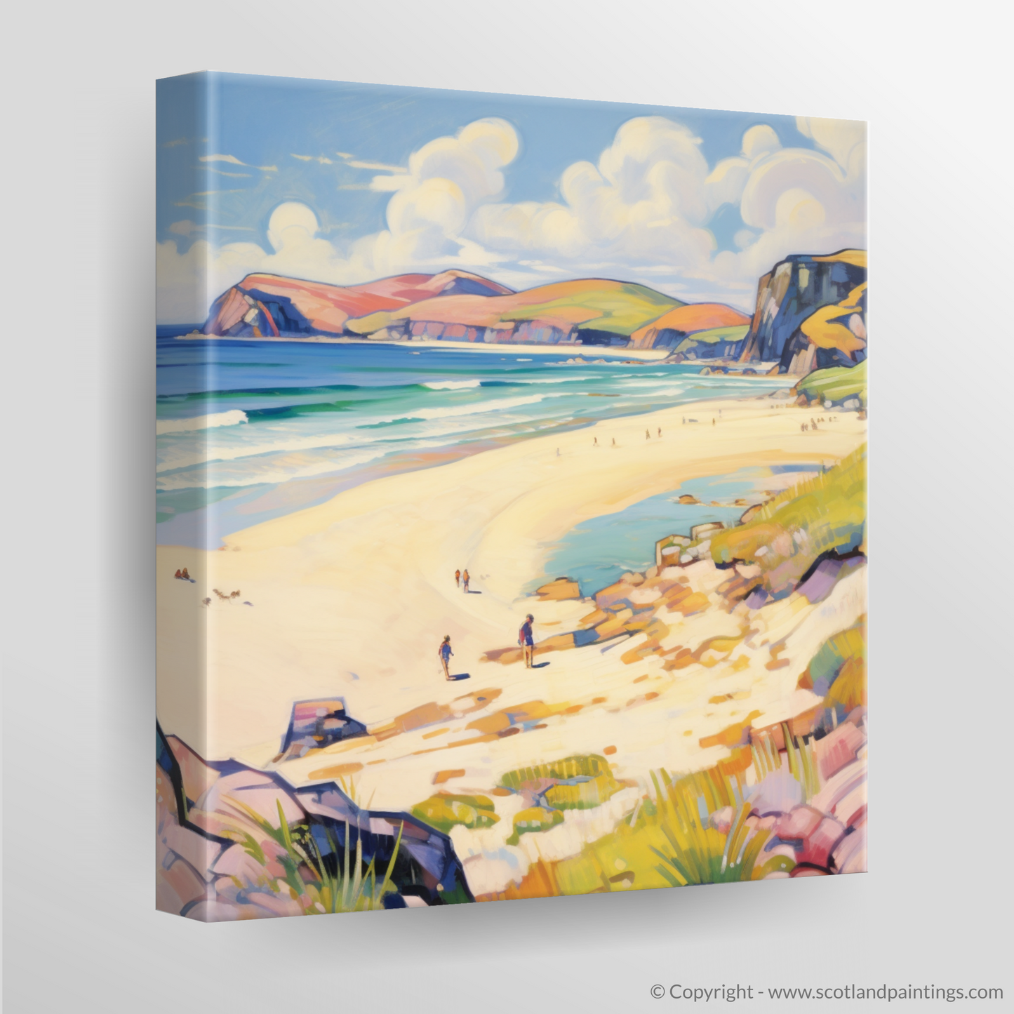 Canvas Print of Sandwood Bay, Sutherland in summer