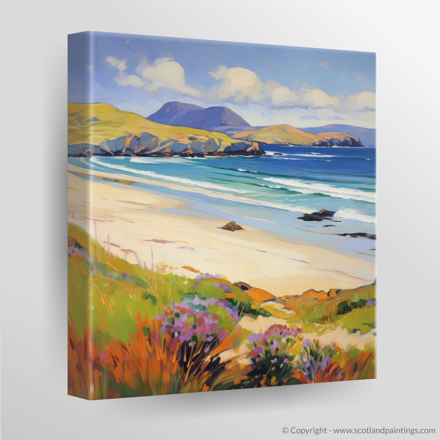 Canvas Print of Sandwood Bay, Sutherland in summer