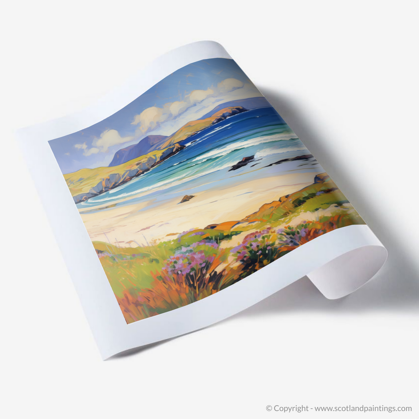 Art Print of Sandwood Bay, Sutherland in summer