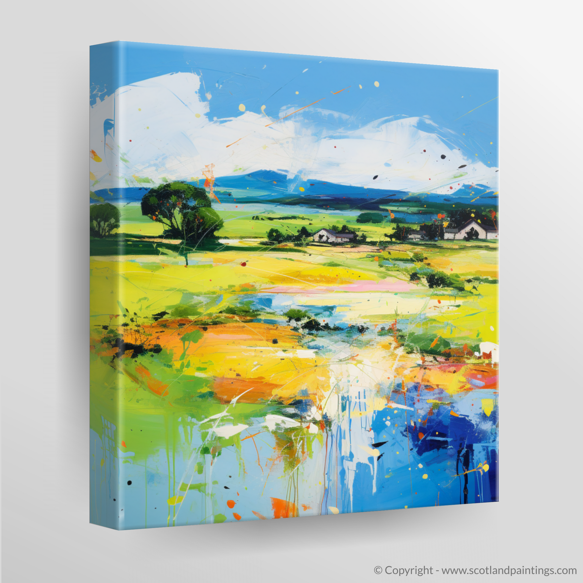 Canvas Print of Glenesk, Angus in summer