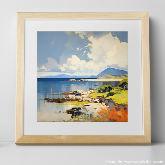 Painting and Art Print of Isle of Arran, Firth of Clyde in summer. Summer Splendour on the Isle of Arran.