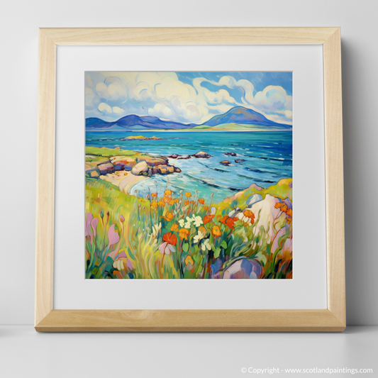 Painting and Art Print of Isle of Jura, Inner Hebrides in summer. Summer Splendour of Isle of Jura.