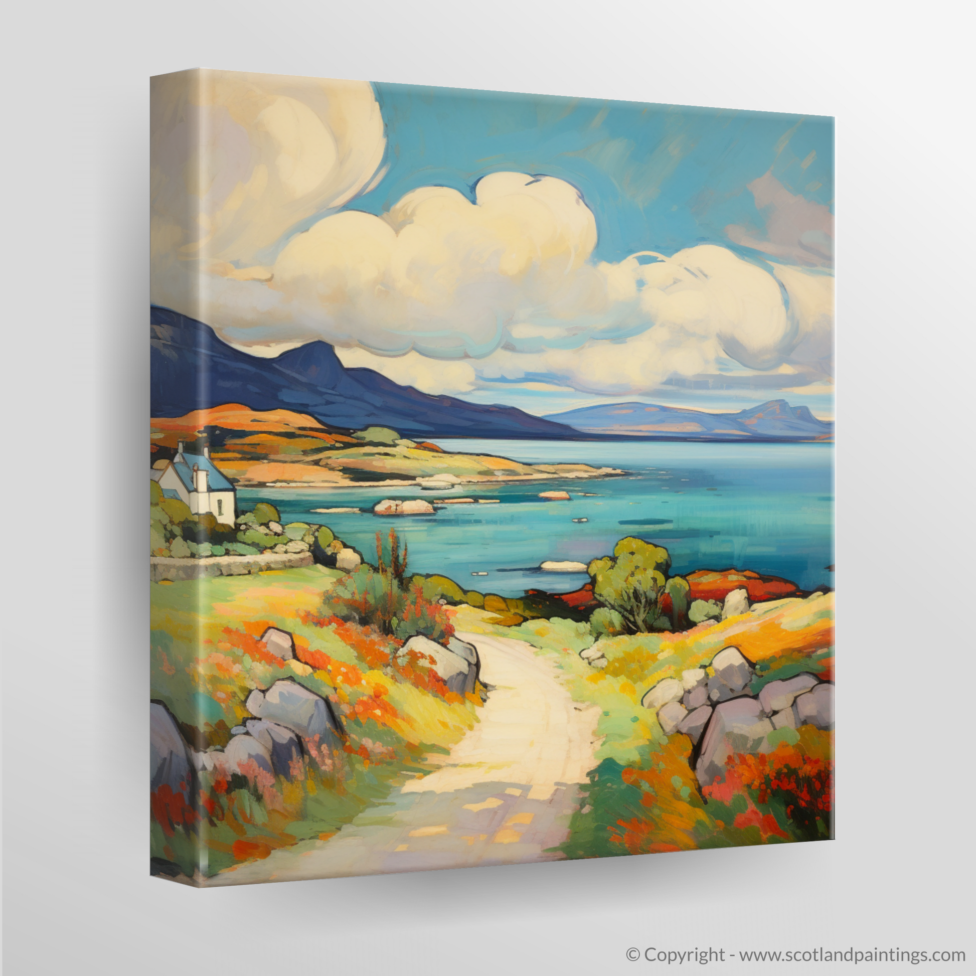 Canvas Print of Isle of Jura, Inner Hebrides in summer