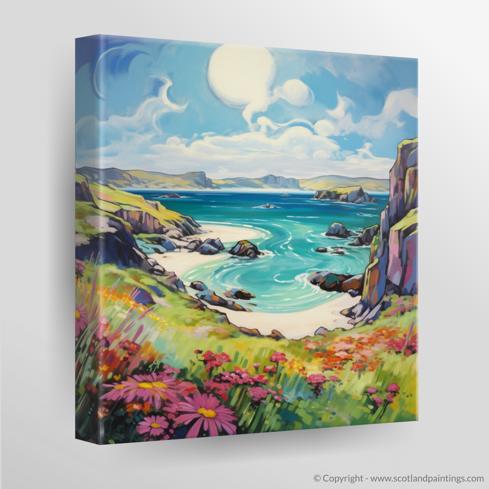 Canvas Print of Isle of Lewis, Outer Hebrides in summer