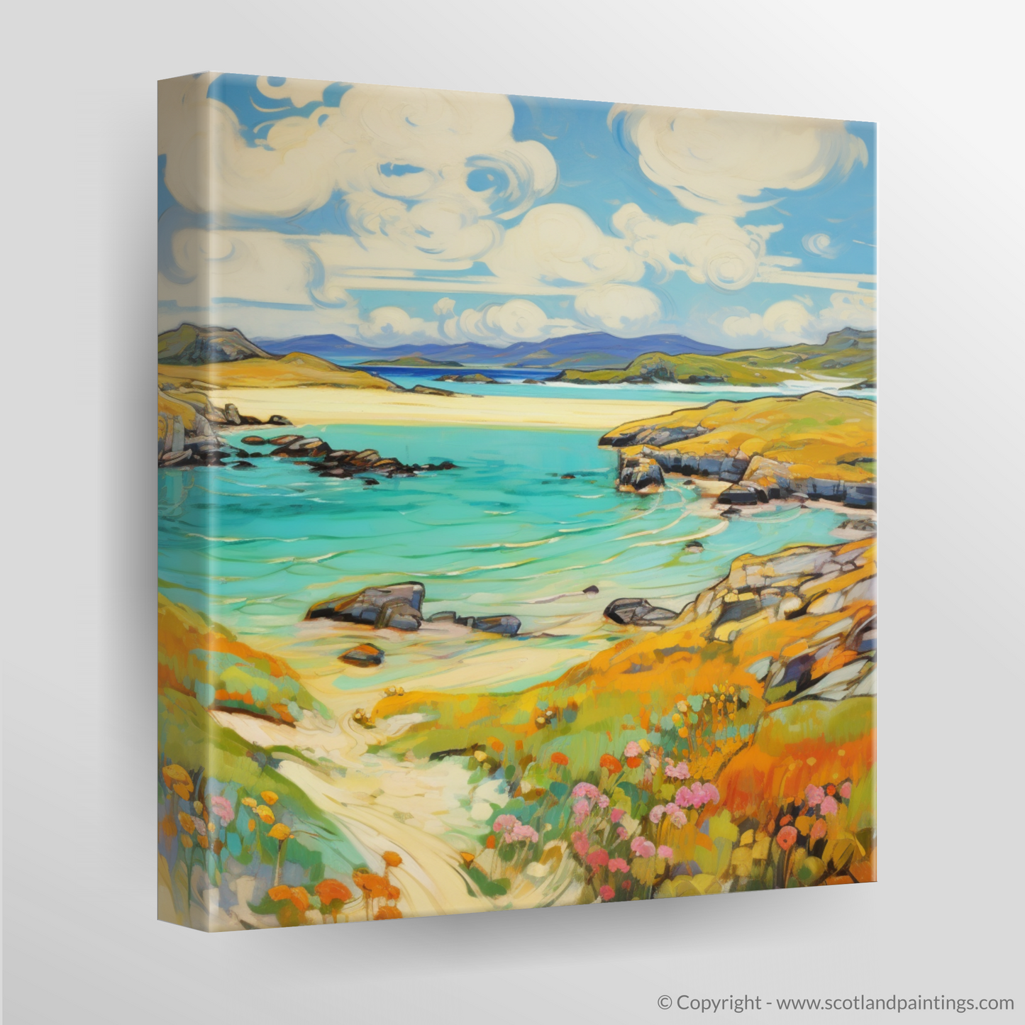 Canvas Print of Isle of Lewis, Outer Hebrides in summer