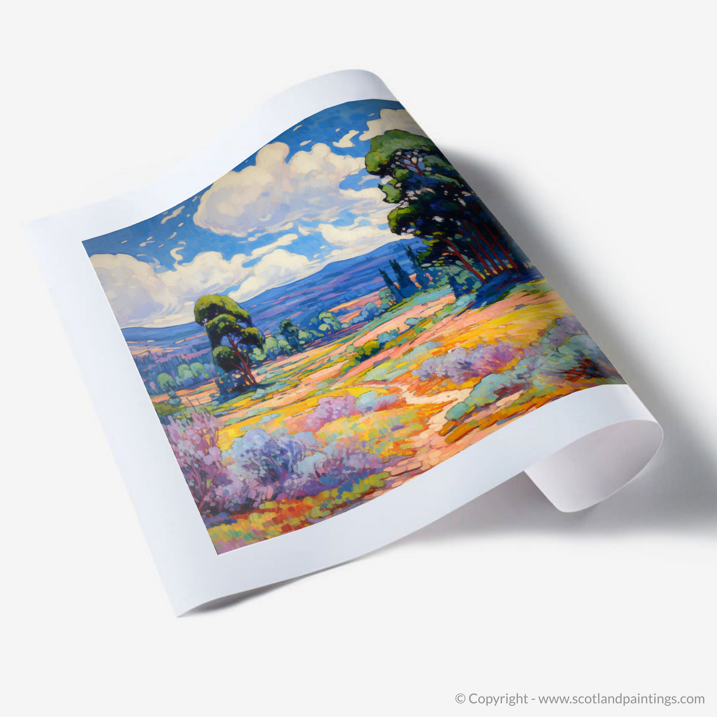 Art Print of Glen Tanar, Aberdeenshire in summer