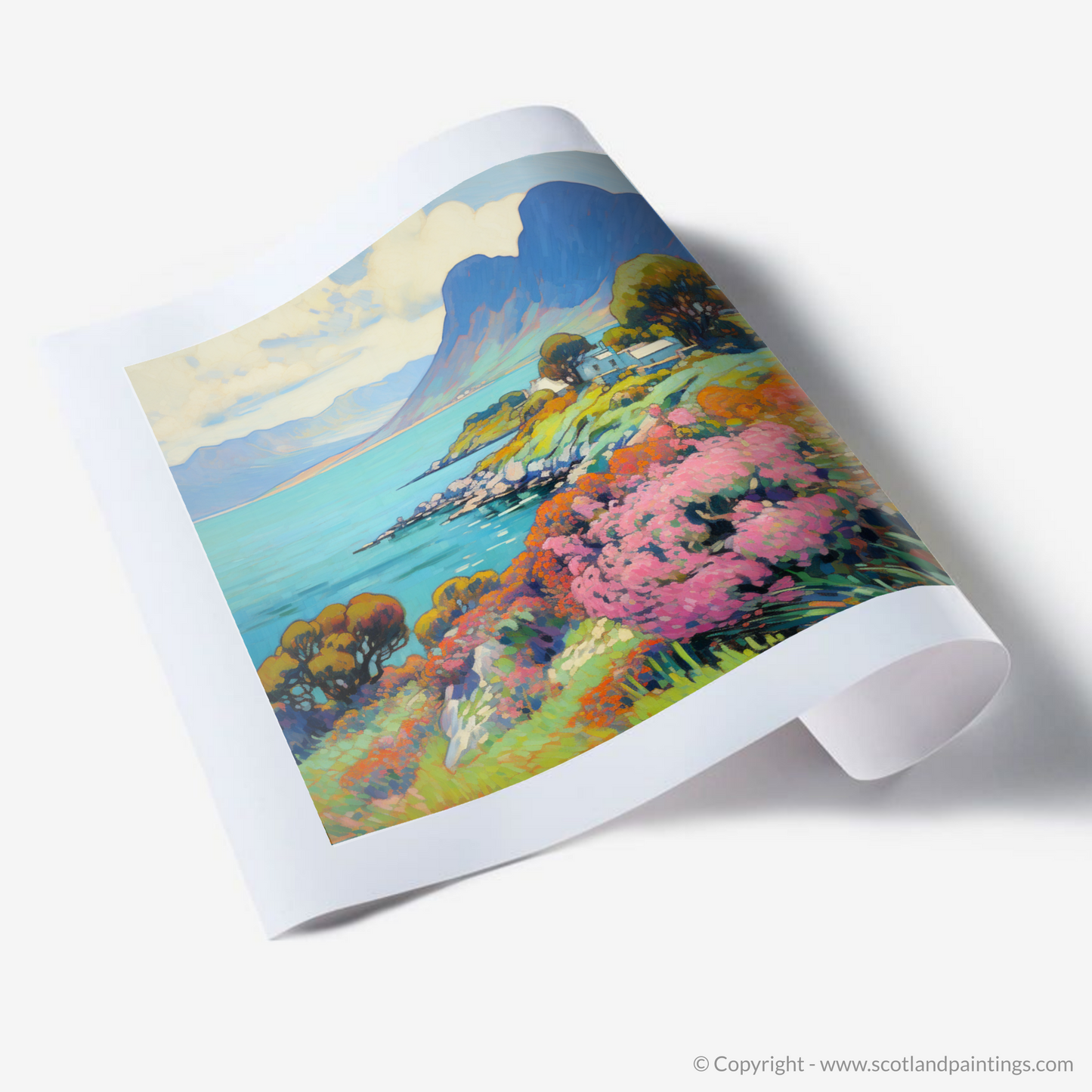 Art Print of Isle of Raasay, Inner Hebrides in summer