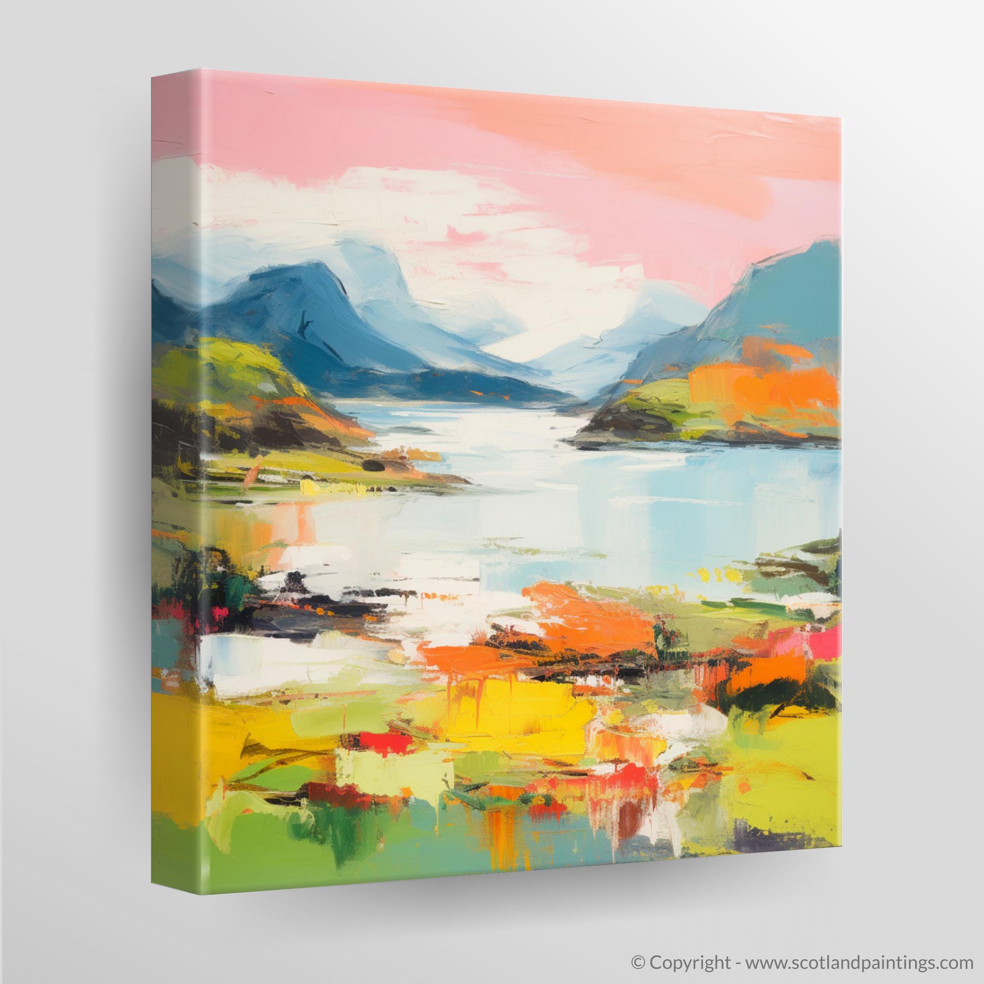 Canvas Print of Loch Morar, Highlands in summer