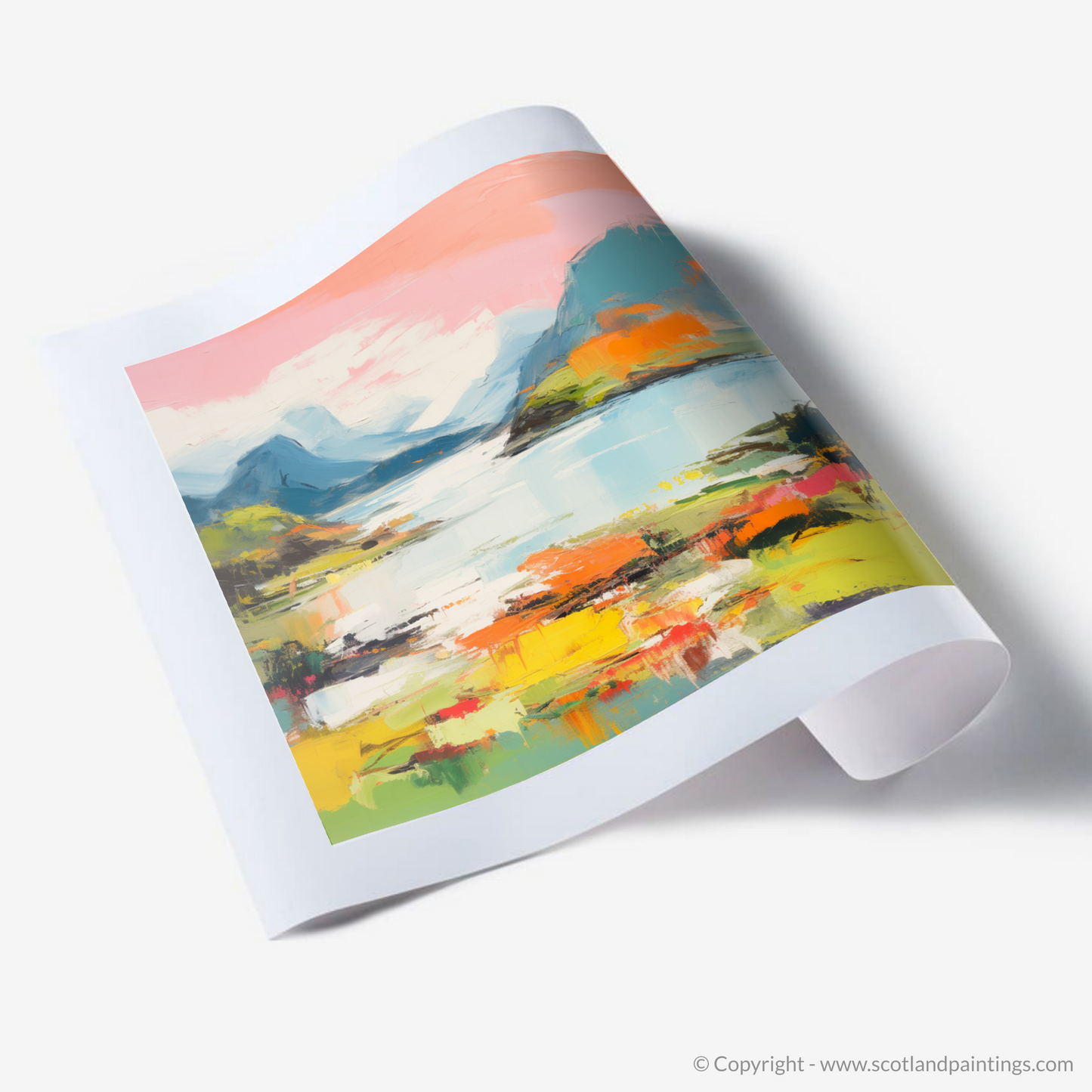 Art Print of Loch Morar, Highlands in summer