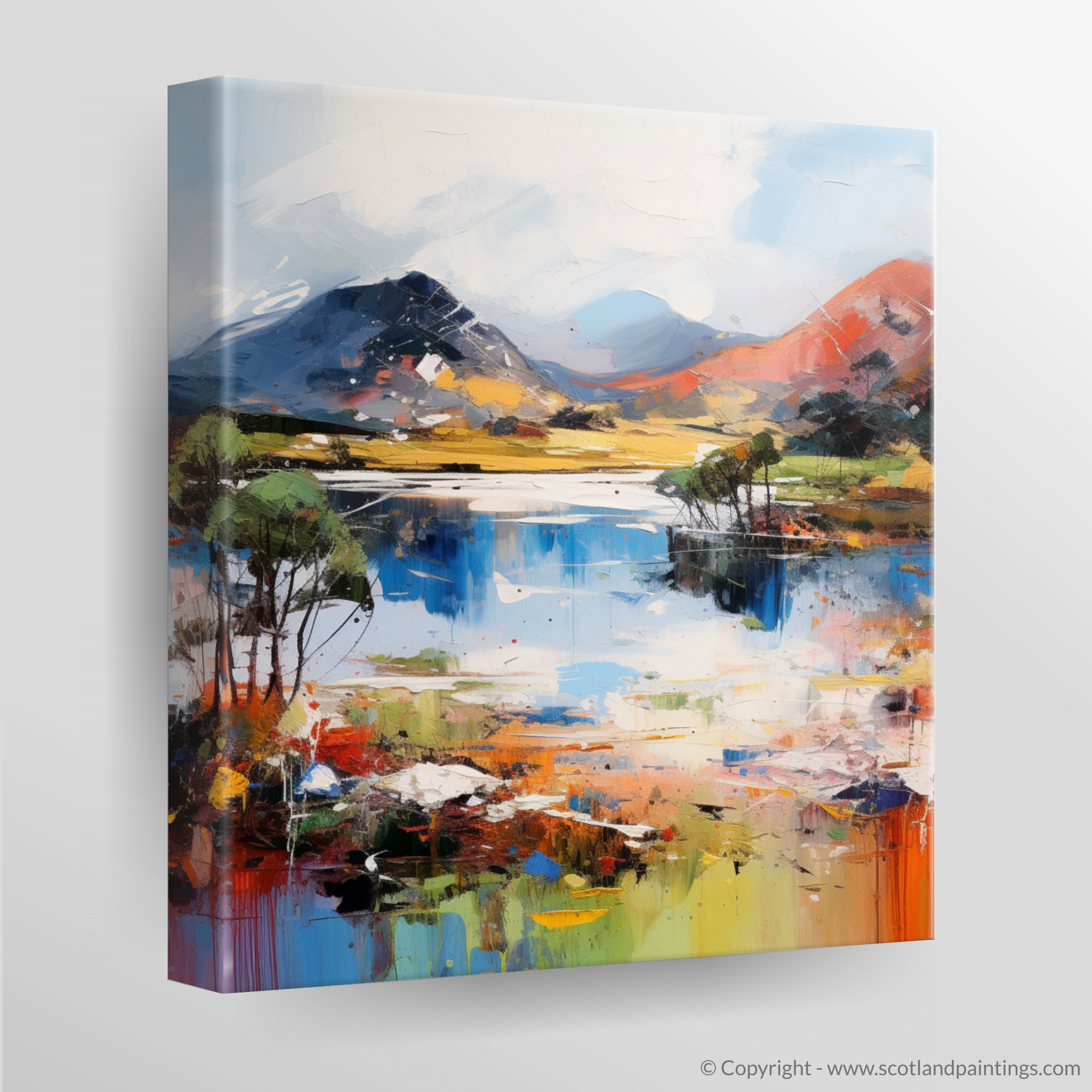 Canvas Print of Loch Glencoul, Sutherland in summer