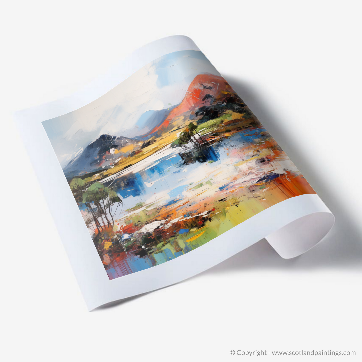 Art Print of Loch Glencoul, Sutherland in summer