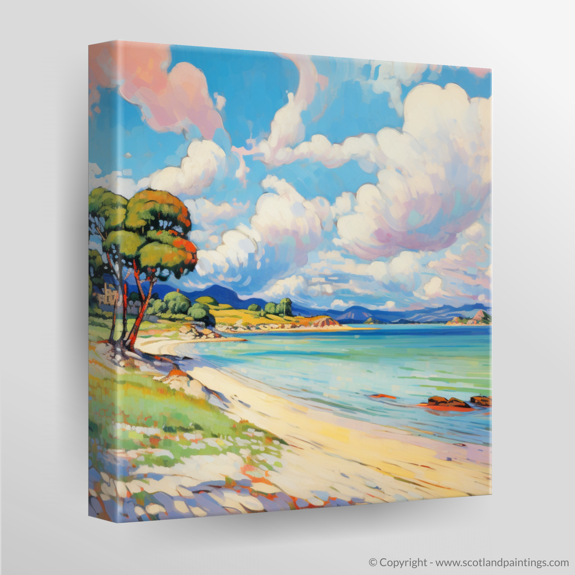 Canvas Print of Arisaig Beach, Arisaig in summer