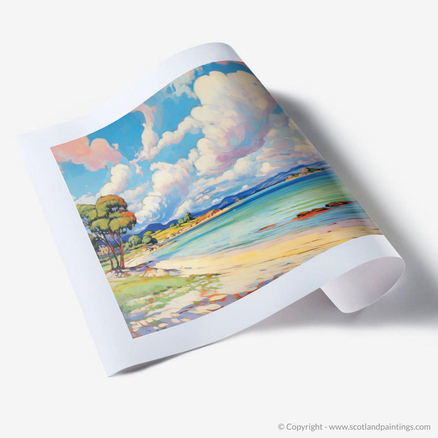 Art Print of Arisaig Beach, Arisaig in summer