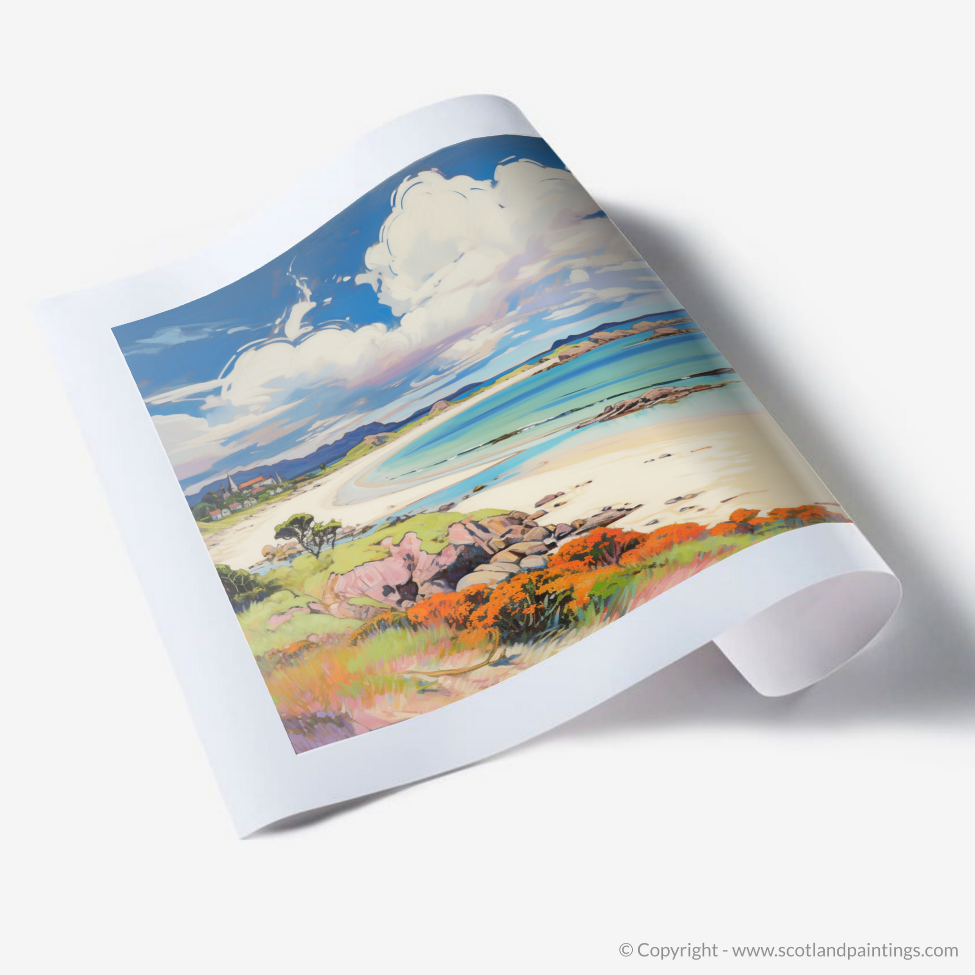 Art Print of Arisaig Beach, Arisaig in summer