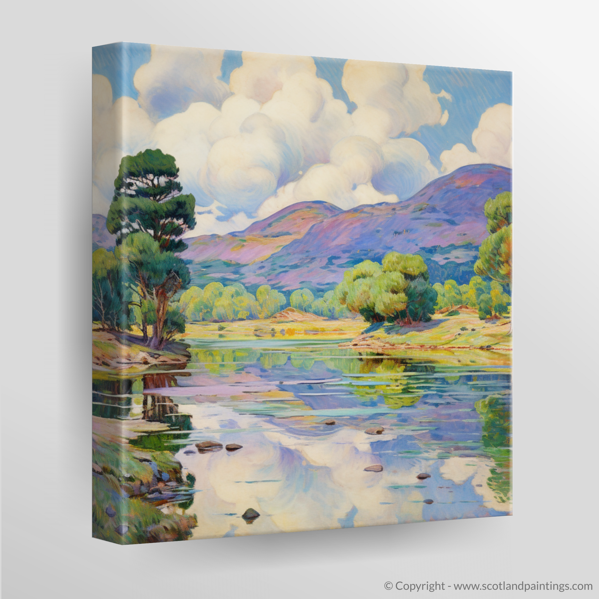 Canvas Print of Glen Affric, Highlands in summer