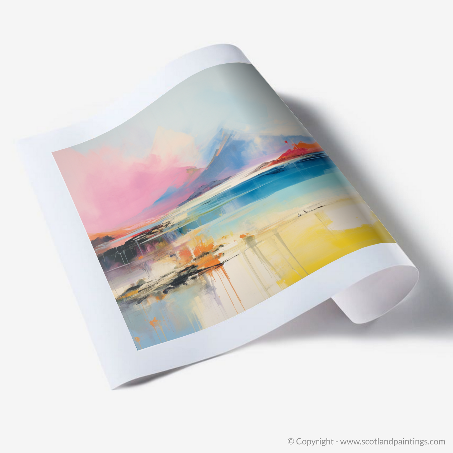 Art Print of Isle of Rum, Inner Hebrides in summer