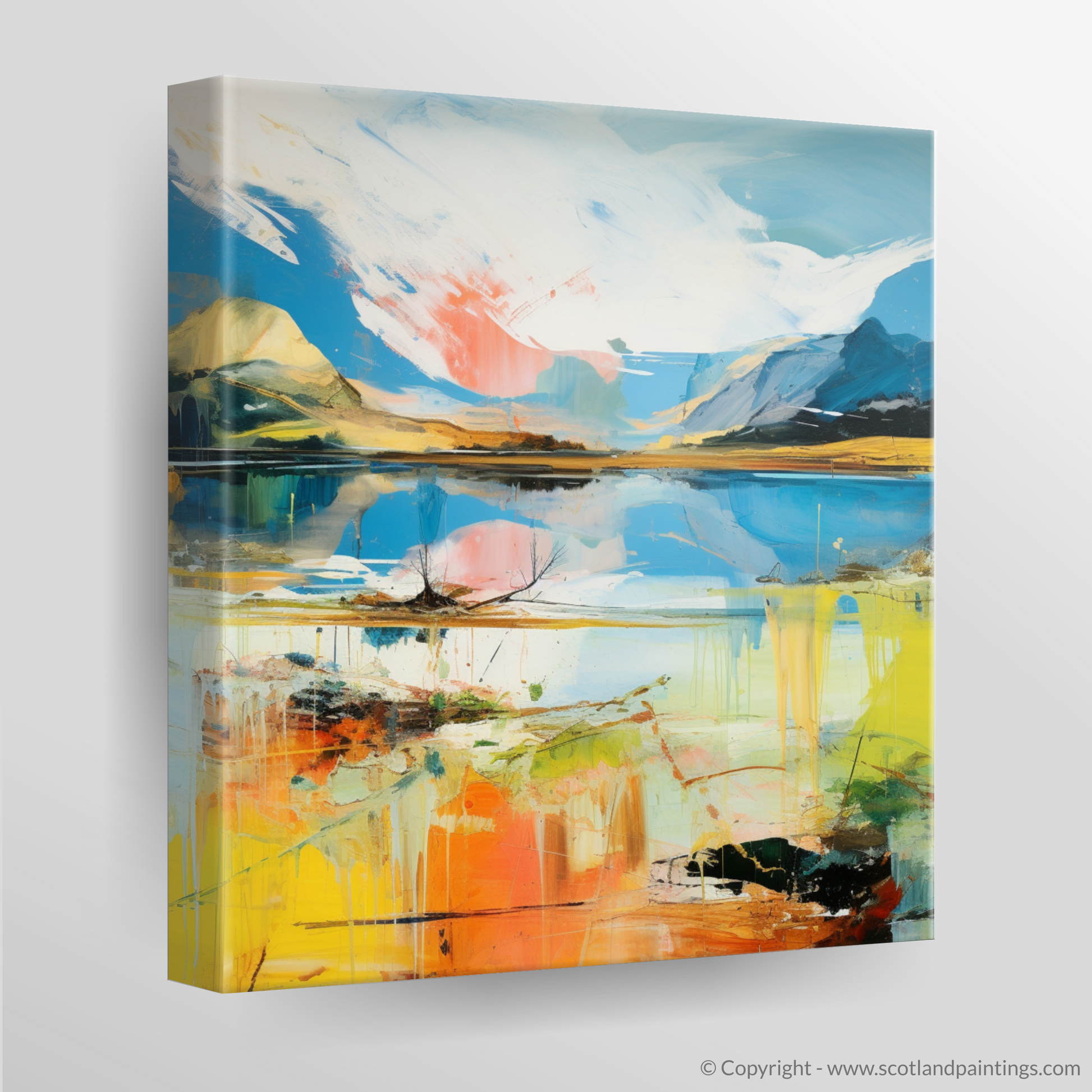 Canvas Print of Loch Awe, Argyll and Bute in summer