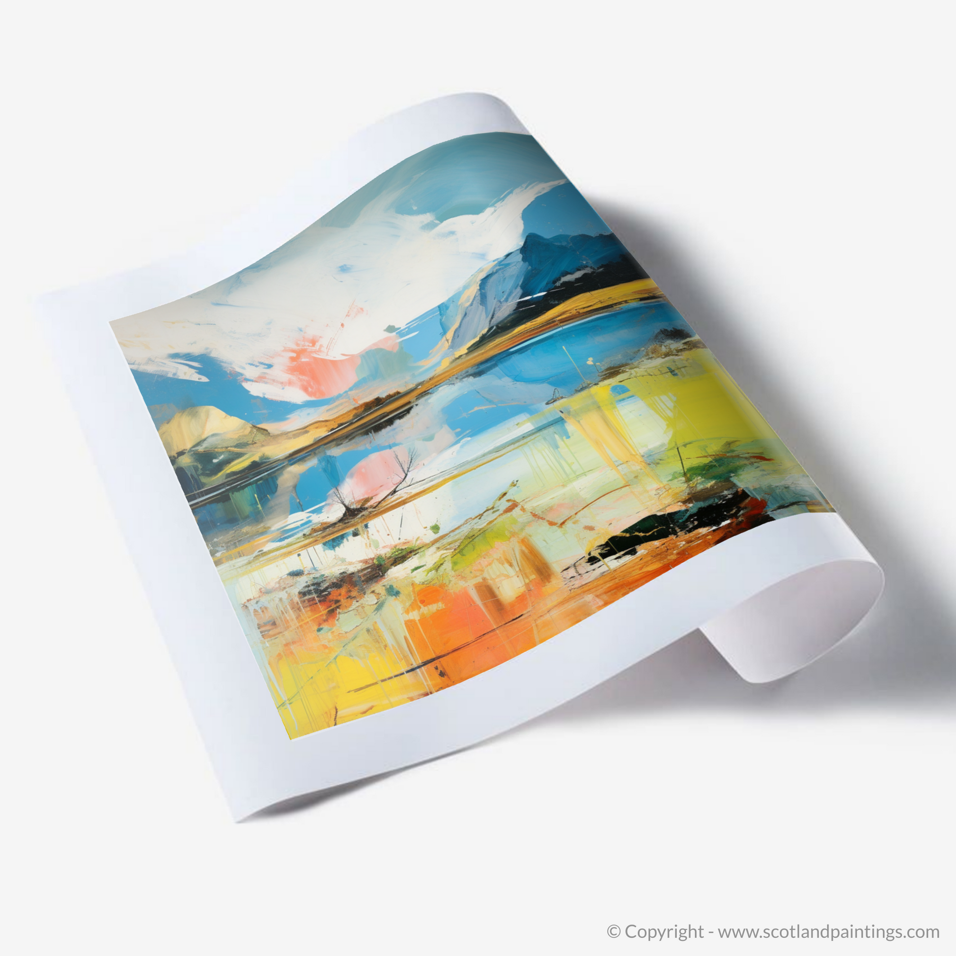 Art Print of Loch Awe, Argyll and Bute in summer