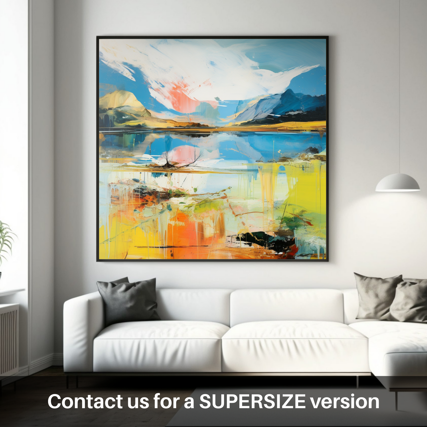 Huge supersize print of Loch Awe, Argyll and Bute in summer