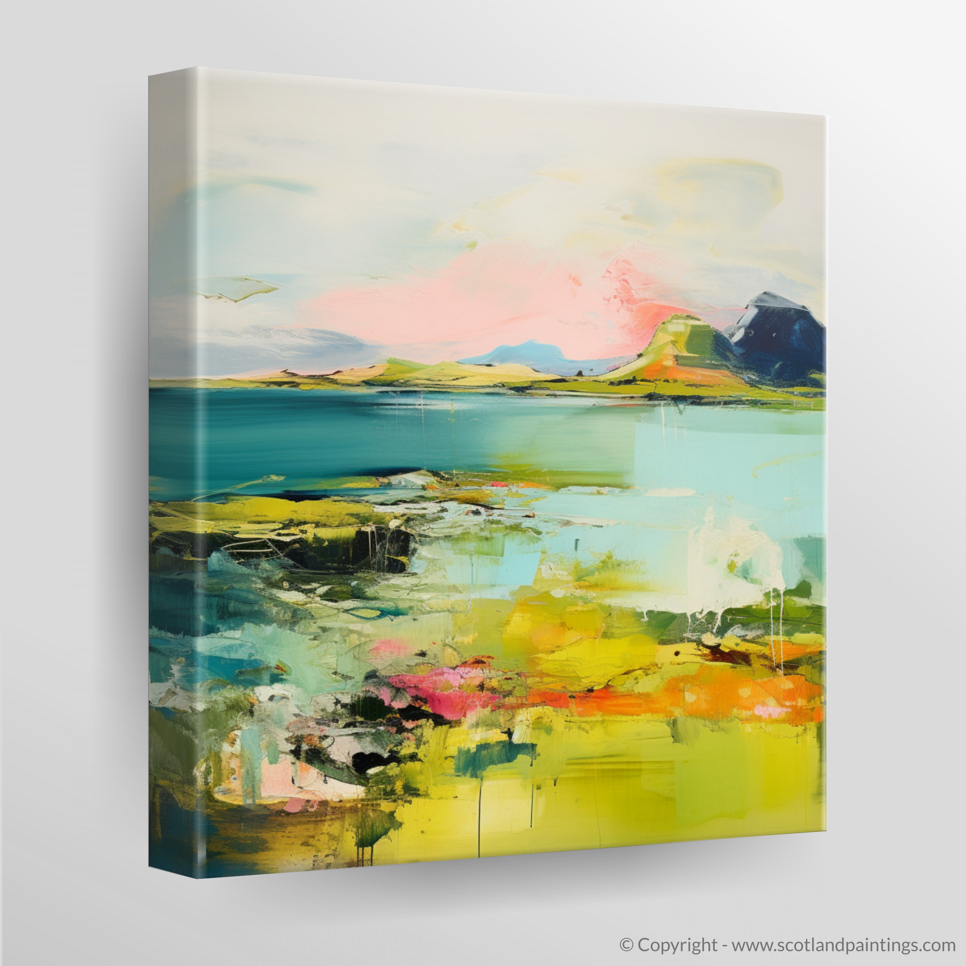 Canvas Print of Isle of Raasay, Inner Hebrides in summer