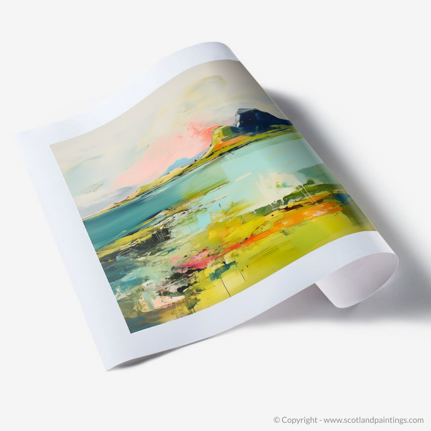 Art Print of Isle of Raasay, Inner Hebrides in summer